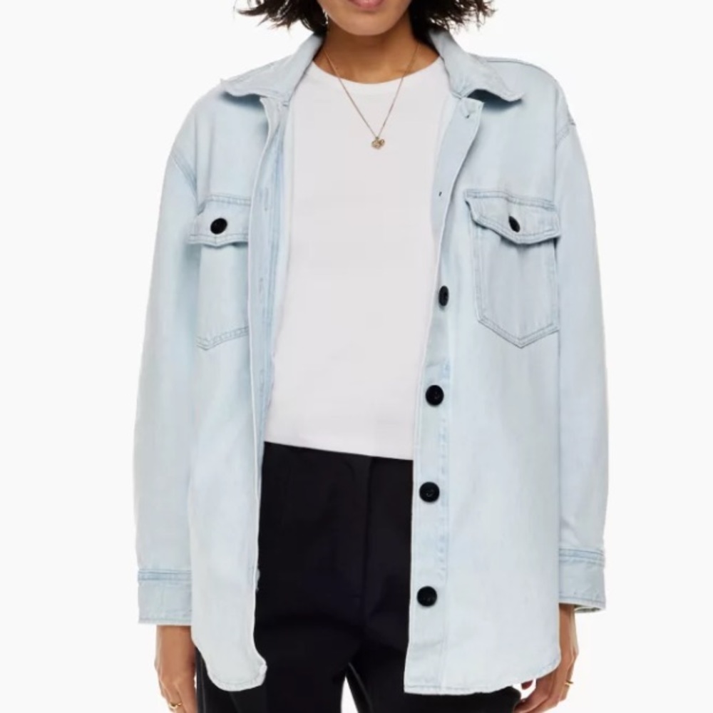 Aritzia Denim Utility Shirt Jacket
